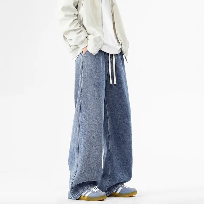 NOME Basic Versatile Casual Loose Fit Straight Fit Pants Unisex-13