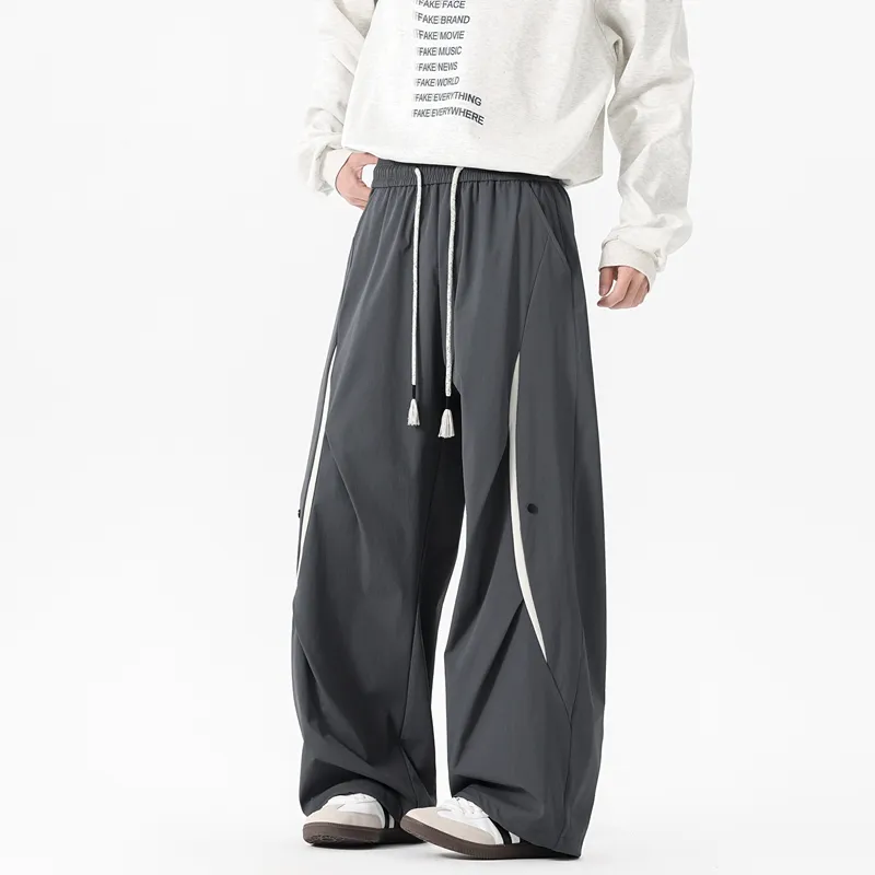 NOME Versatile Fashion Loose Fit Comfortable Wide Leg Pants Unisex-11