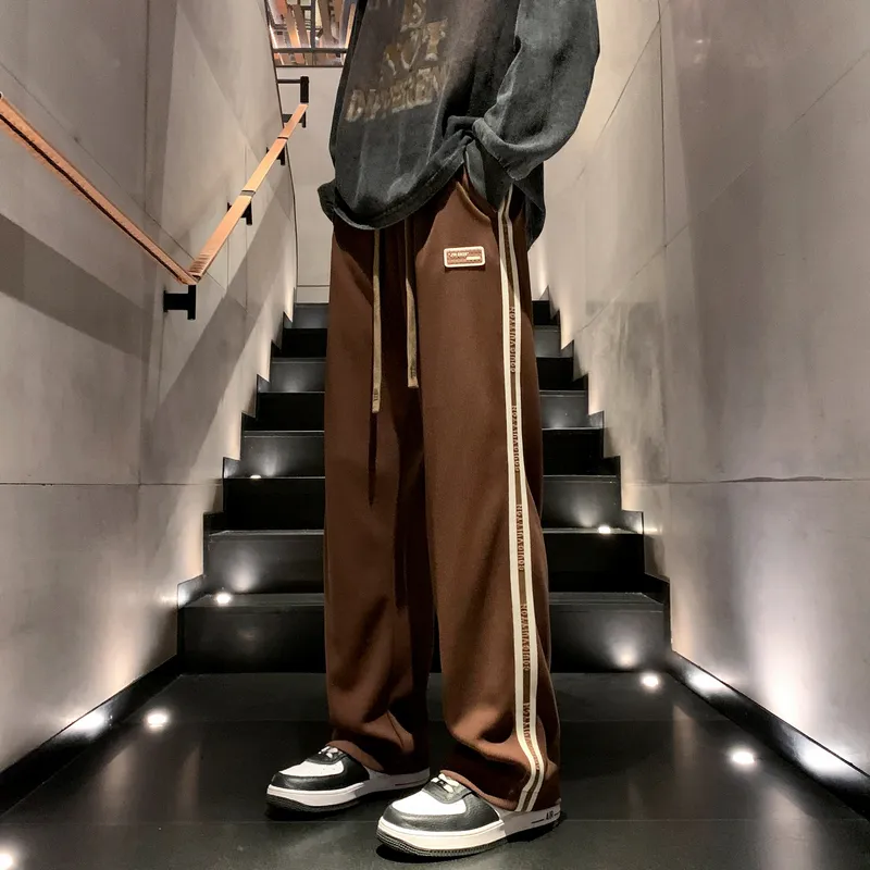 NOME Versatile Loose Fit Comfortable Minimalist Style Straight Fit Wide Leg Casual Pants Unisex-18