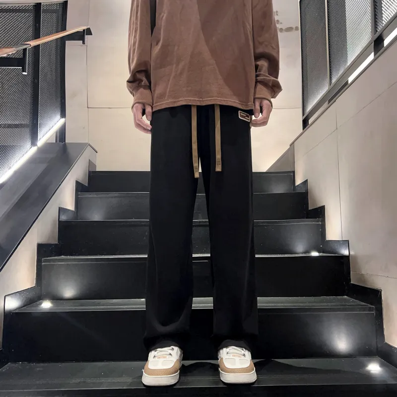 NOME Versatile Loose Fit Comfortable Minimalist Style Straight Fit Wide Leg Casual Pants Unisex-1