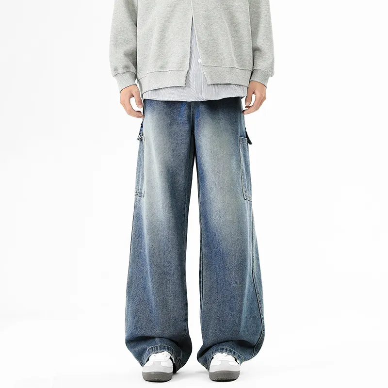 NOME Basic Versatile Loose Fit Straight Fit Pants Unisex-12