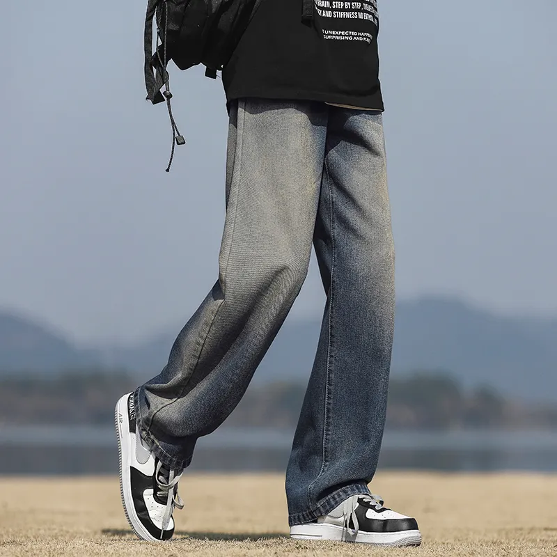 NOME Luxury Streetwear Trendy Wide Leg Pants Unisex-2