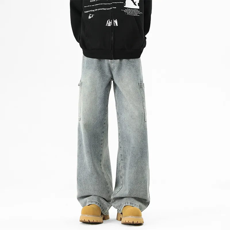 NOME Basic Versatile Loose Fit Straight Fit Pants Unisex-2