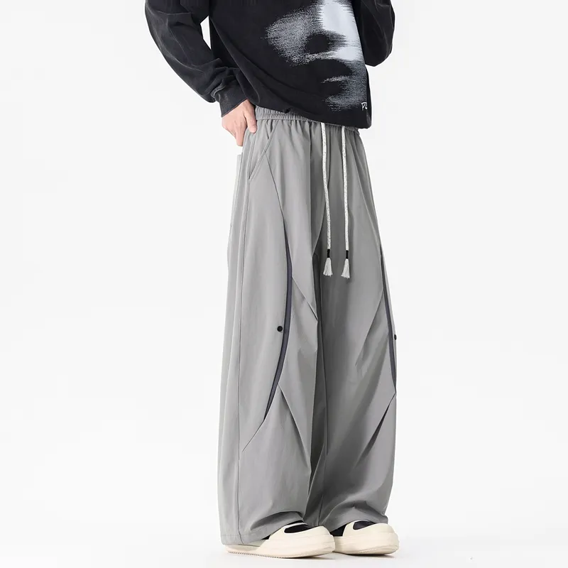 NOME Versatile Fashion Loose Fit Comfortable Wide Leg Pants Unisex-18