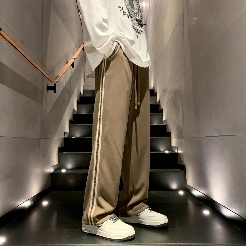 NOME Versatile Loose Fit Comfortable Minimalist Style Straight Fit Wide Leg Casual Pants Unisex-8