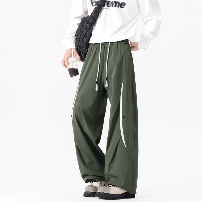 NOME Versatile Fashion Loose Fit Comfortable Wide Leg Pants Unisex-23