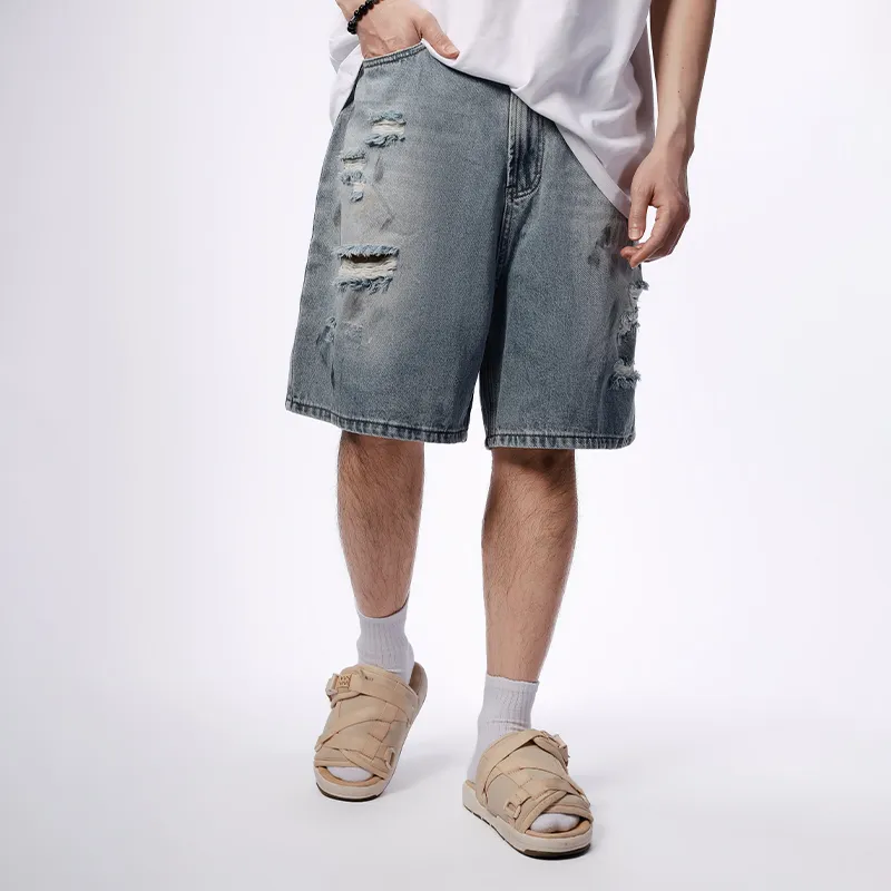 MARK ROBERTSON Denim Shorts Unisex-2