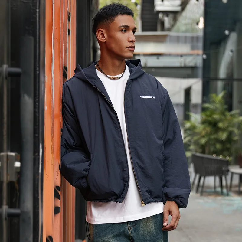 MARK ROBERTSON Jackets Coats Unisex Navy Blue-3