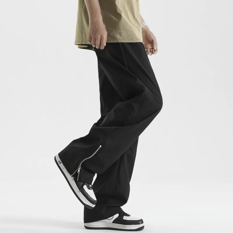 PISYPOX Casual Pants Unisex Black-5