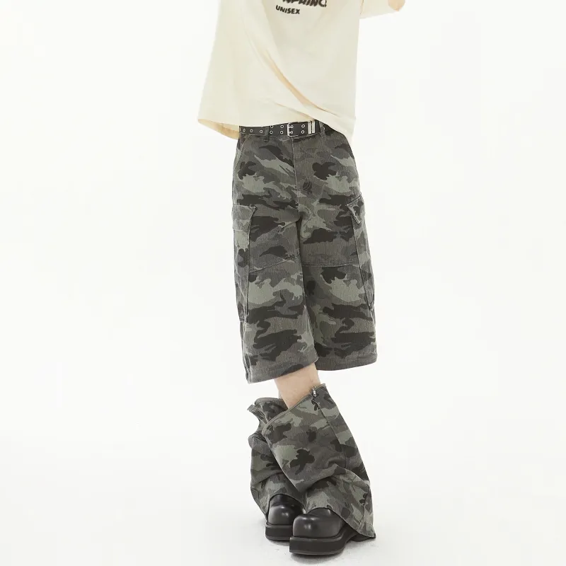 PISYPOX Cargo Pants Unisex Camouflage-3