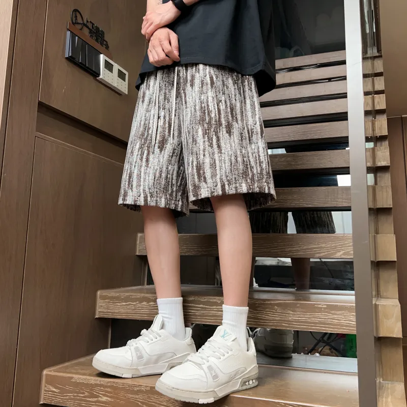 PISYPOX Casual Shorts Unisex Coffee-4