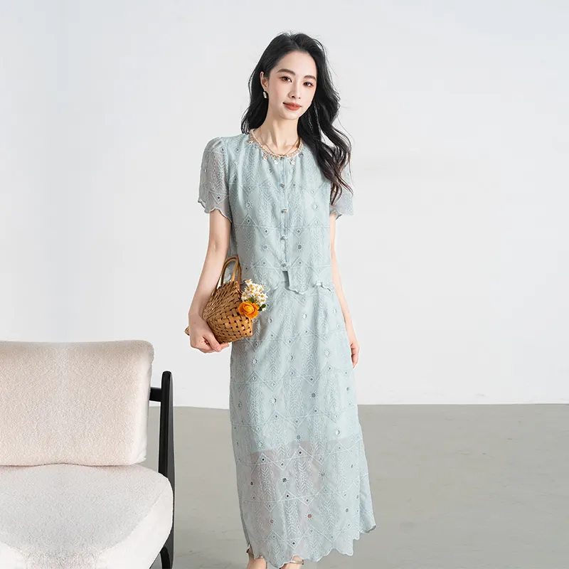 Shavani Two Piece Skirt Sets Women's-7