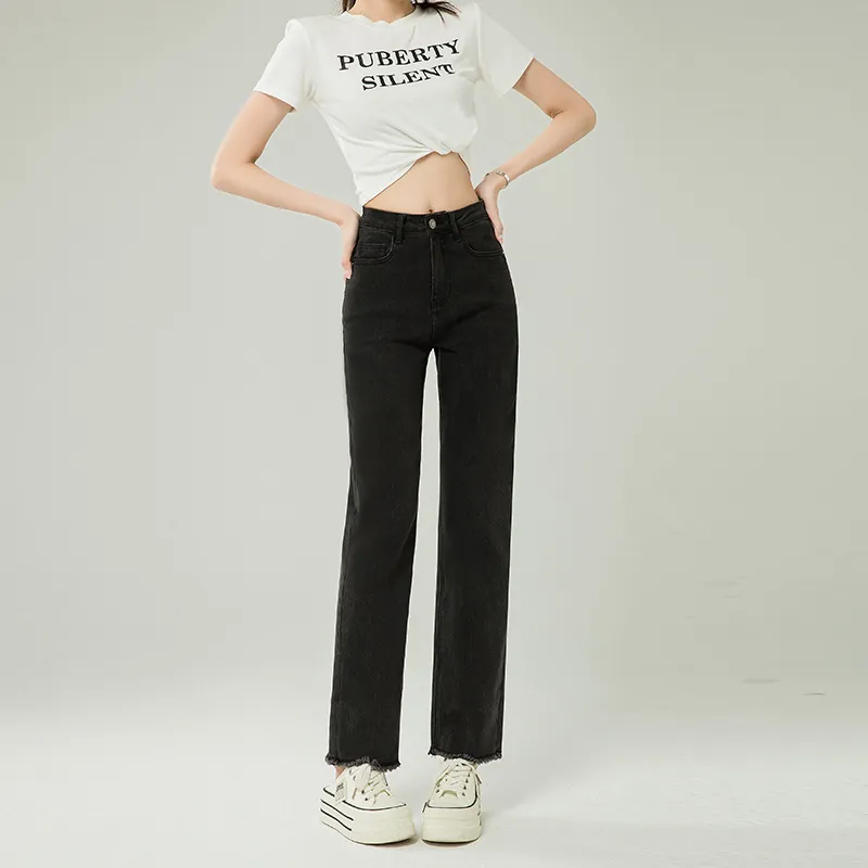 Shavani Casual Versatile Jeans Women's-2