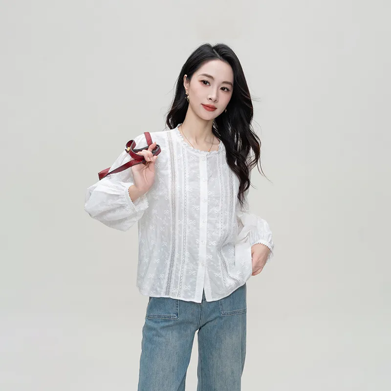 Shavani Shirts Women's White-1