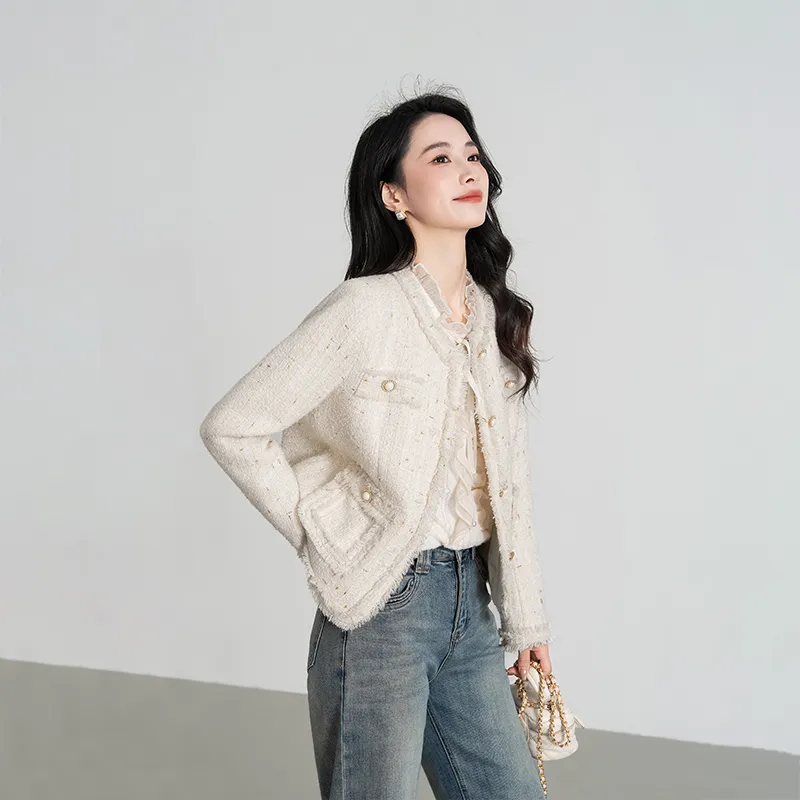 Shavani Cropped Coats Women's-2