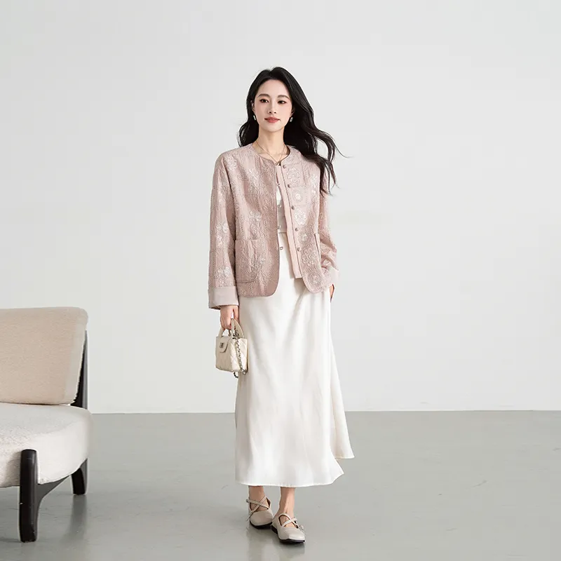 Shavani Cropped Coats Women's-8