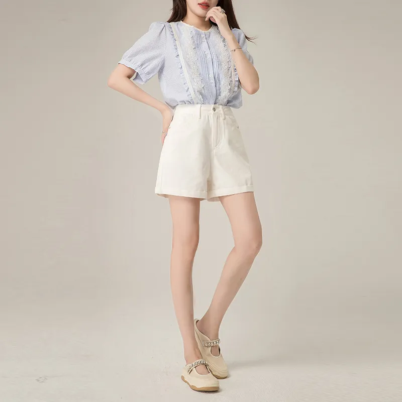 Shavani Denim Shorts Women's-2