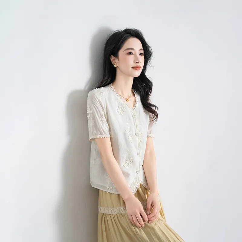 Shavani Shirt Women's Light Apricot-6