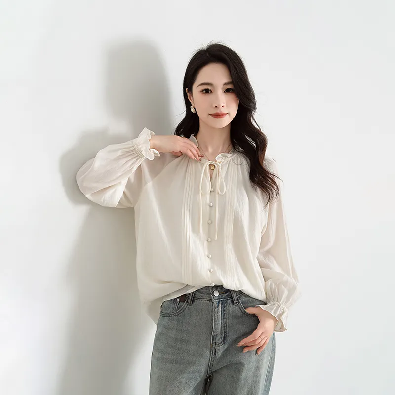 Shavani Shirts Women's Apricot-5