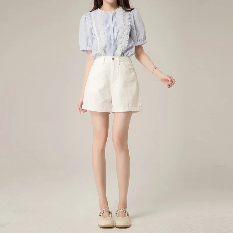 Shavani Denim Shorts Women's-1