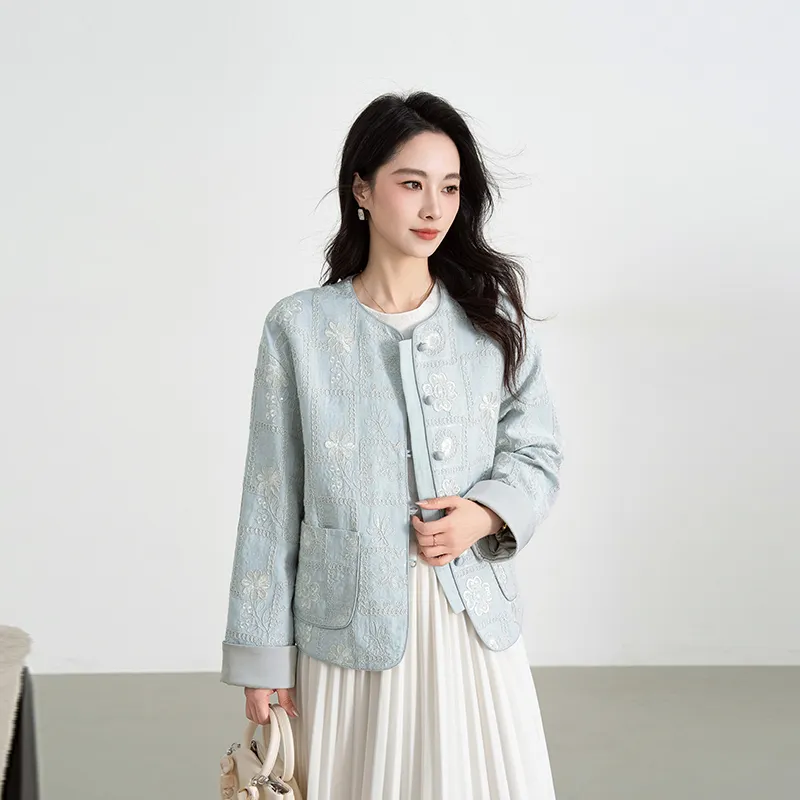 Shavani Cropped Coats Women's-1