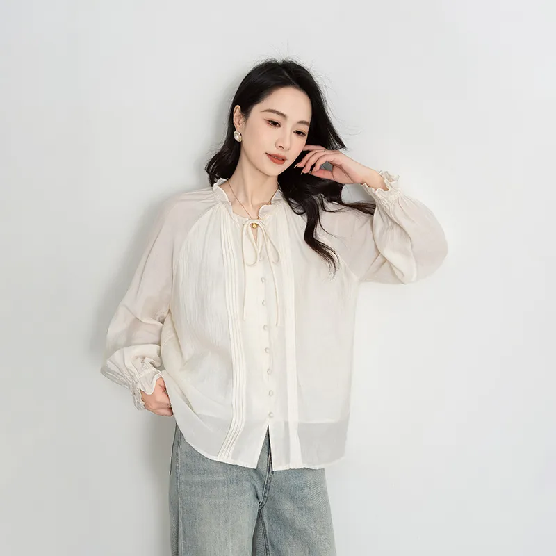 Shavani Shirts Women's Apricot-4