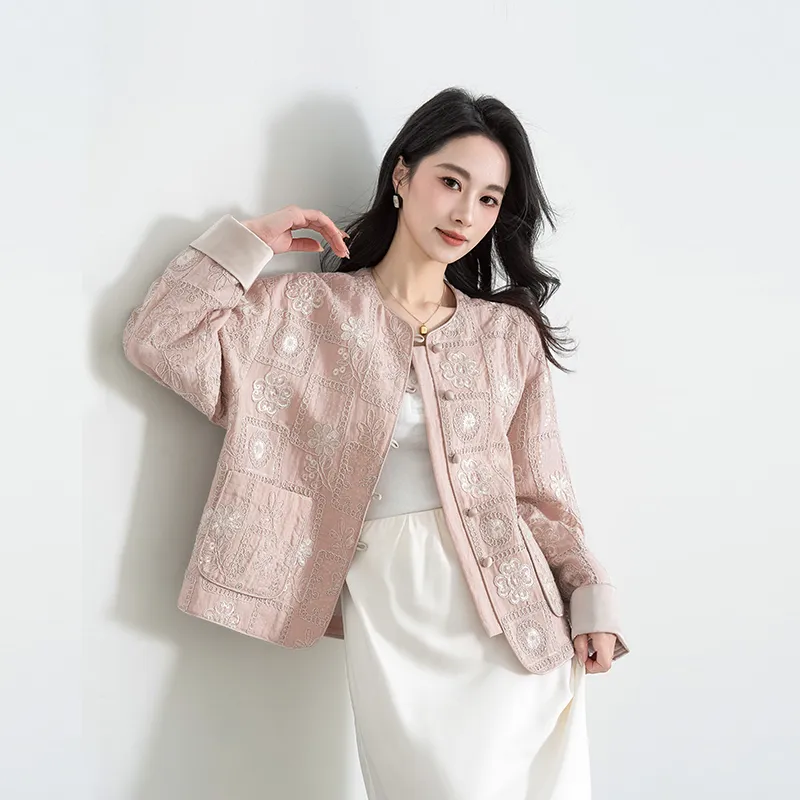 Shavani Cropped Coats Women's-6
