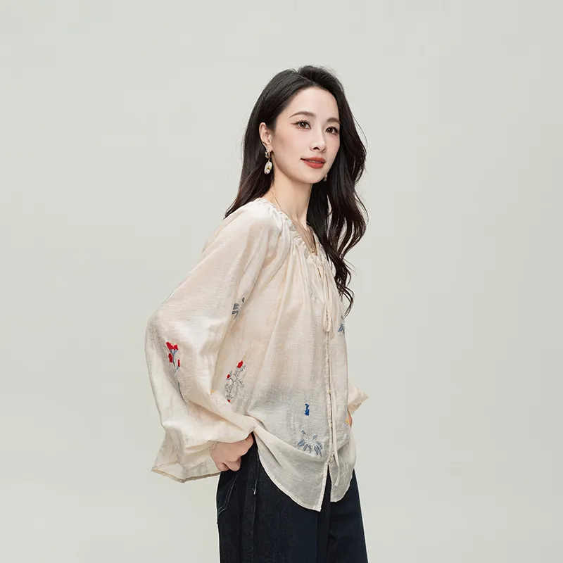 Shavani Shirts Women's Apricot-2