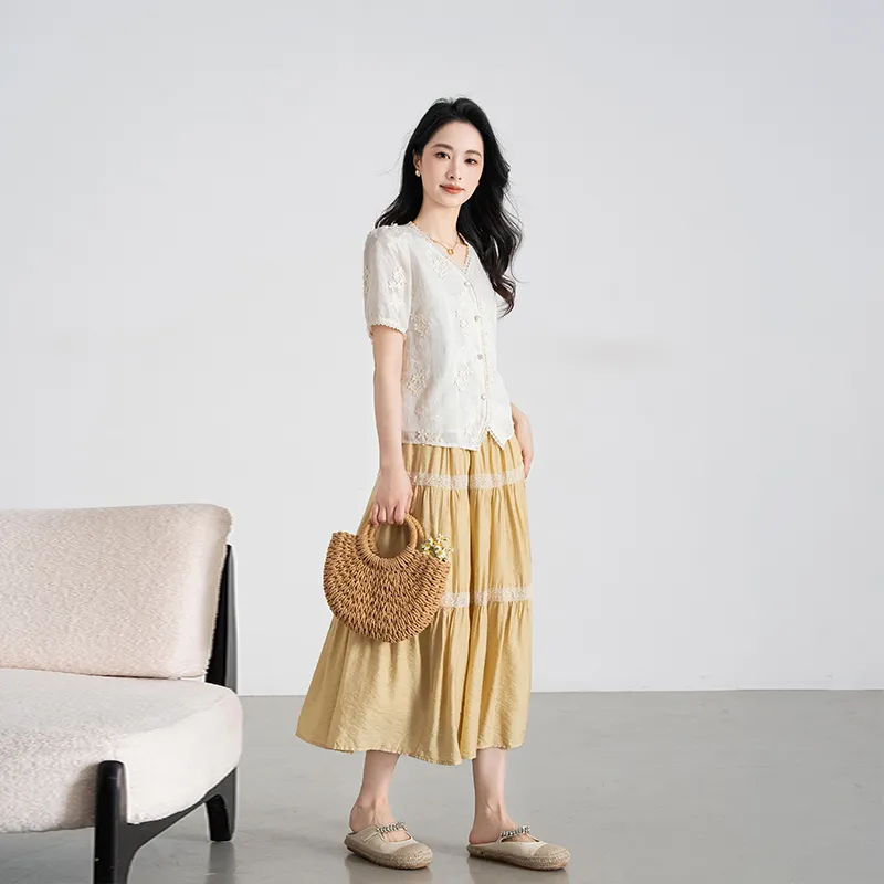 Shavani Shirt Women's Light Apricot-2
