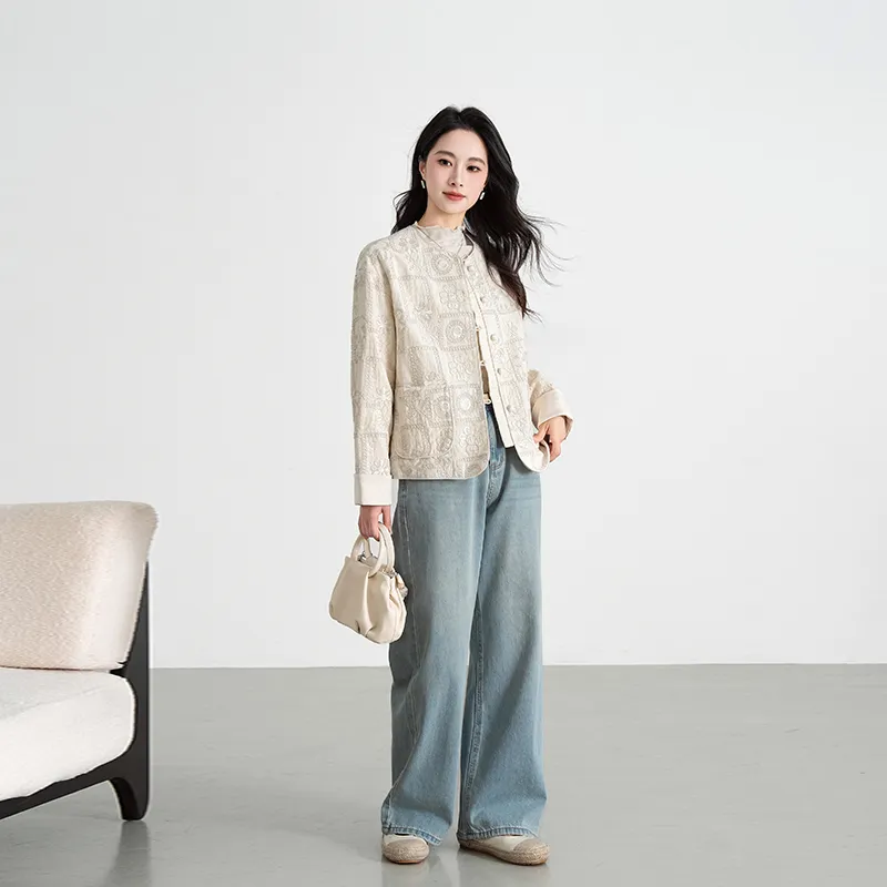 Shavani Cropped Coats Women's-13