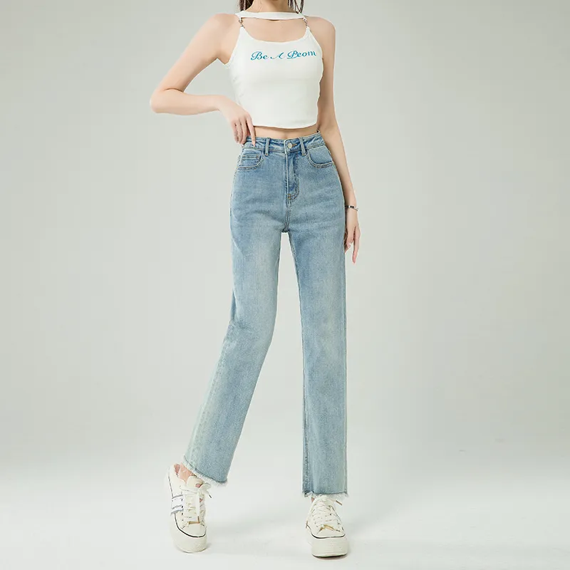 Shavani Casual Versatile Jeans Women's-8