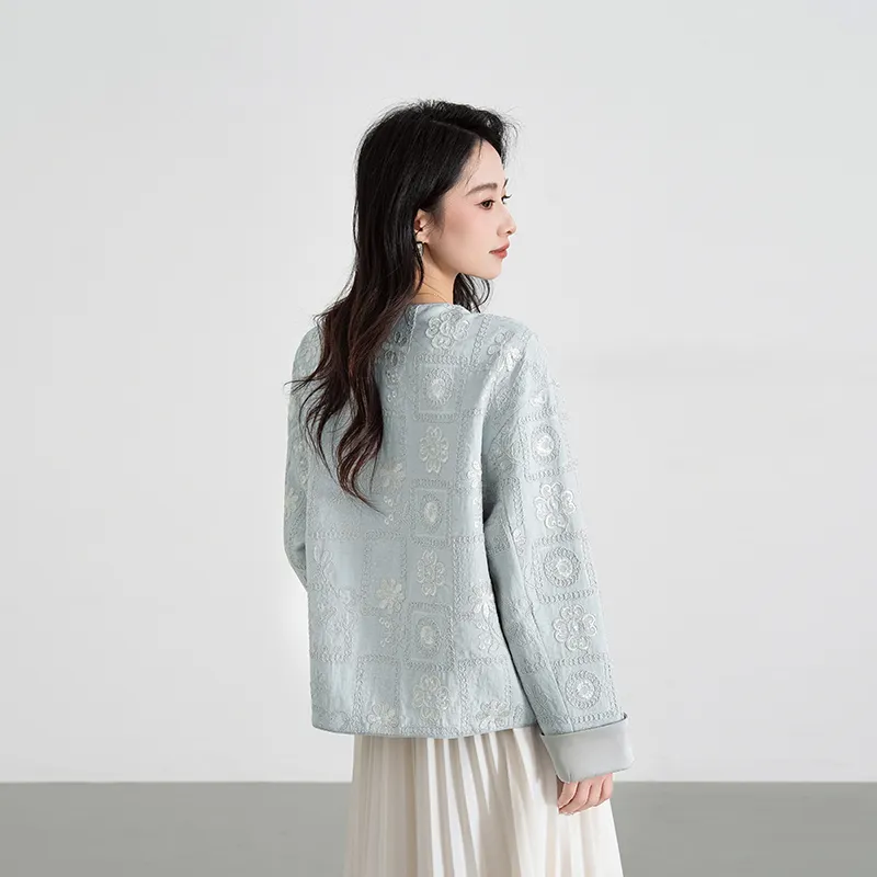 Shavani Cropped Coats Women's-4