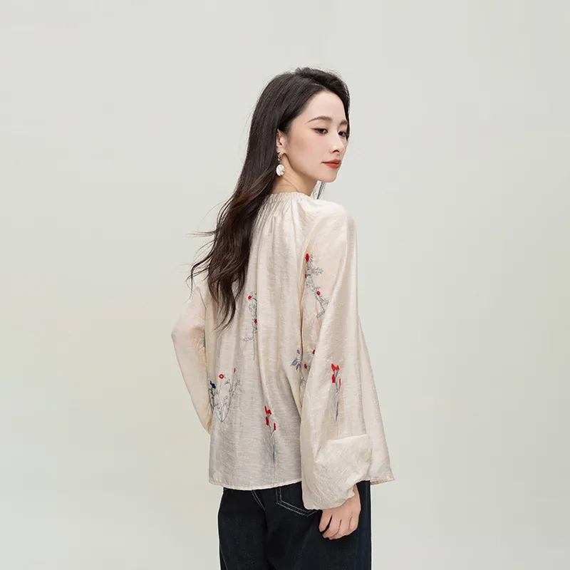 Shavani Shirts Women's Apricot-4