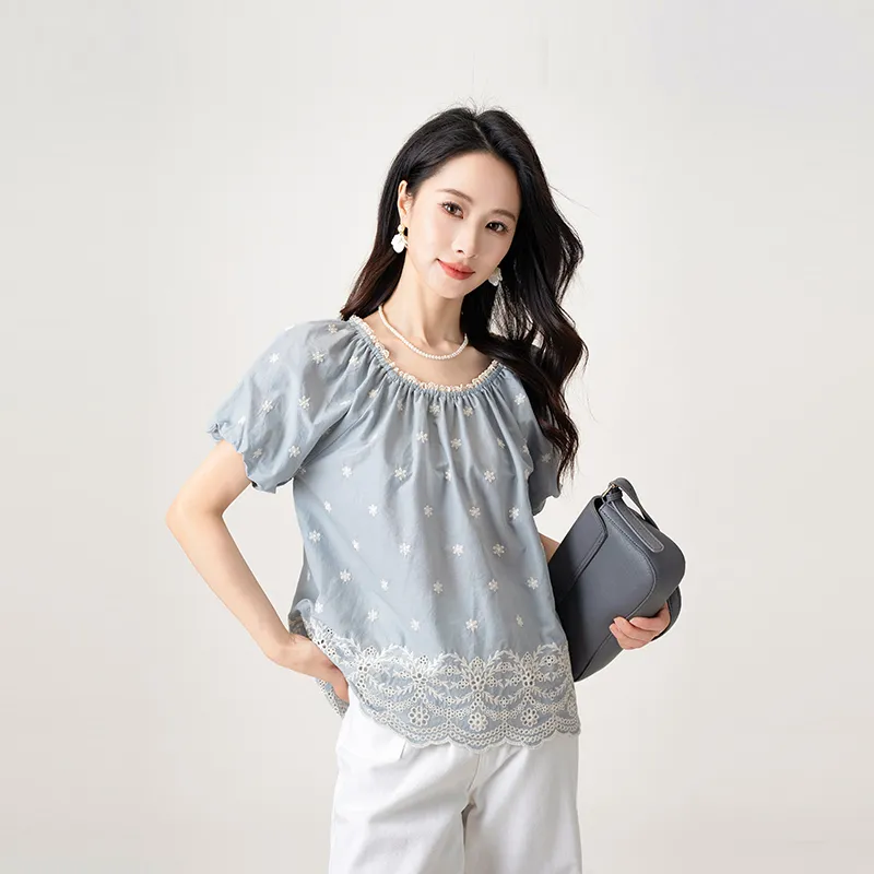 Shavani Shirts Women's Blue-3