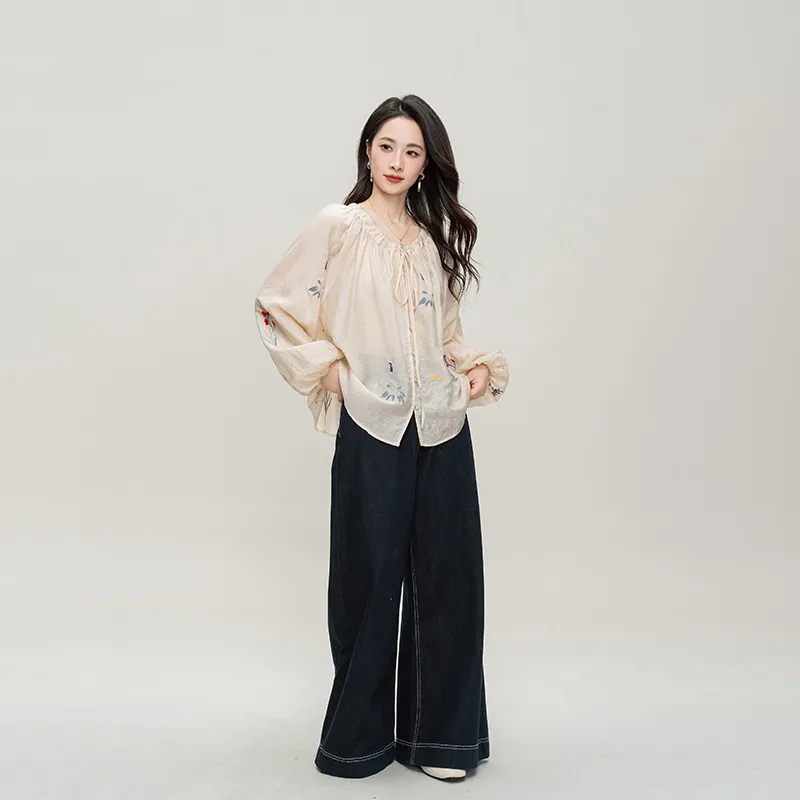 Shavani Shirts Women's Apricot-5