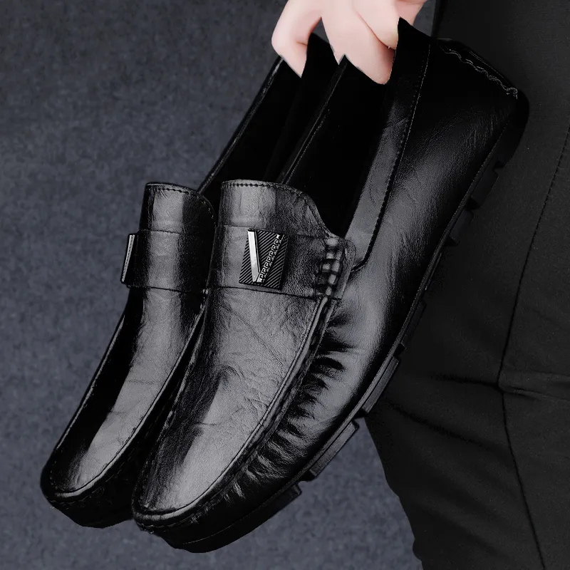 BAGE Gommino Loafers Men-2
