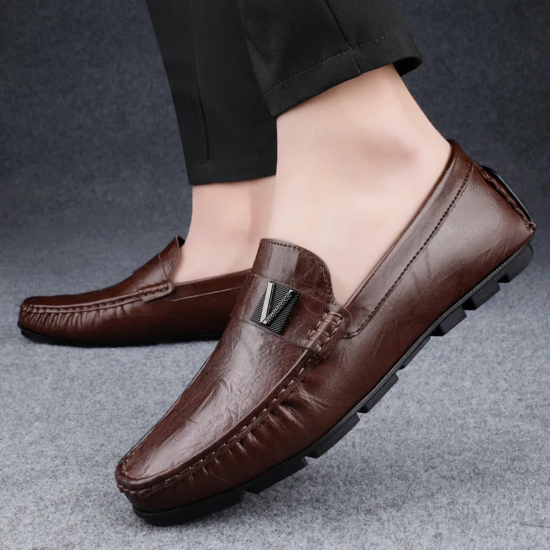BAGE Gommino Loafers Men-9