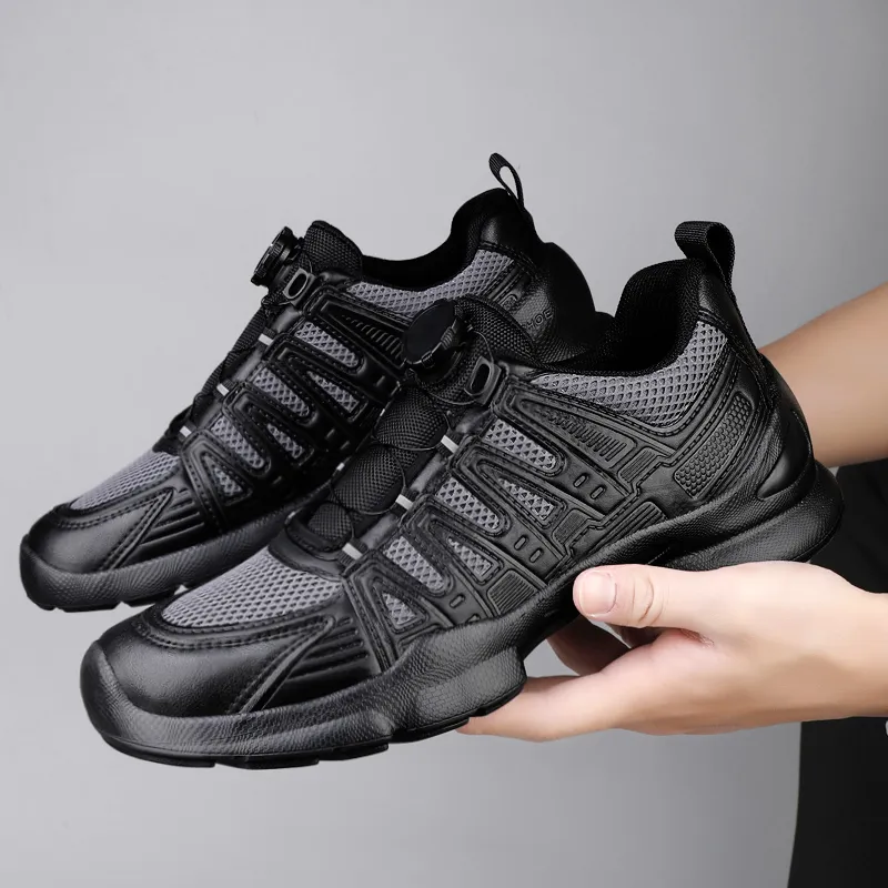 BAGE Abrasion Resistant Height Increasing Low Top Casual Shoes Unisex-1