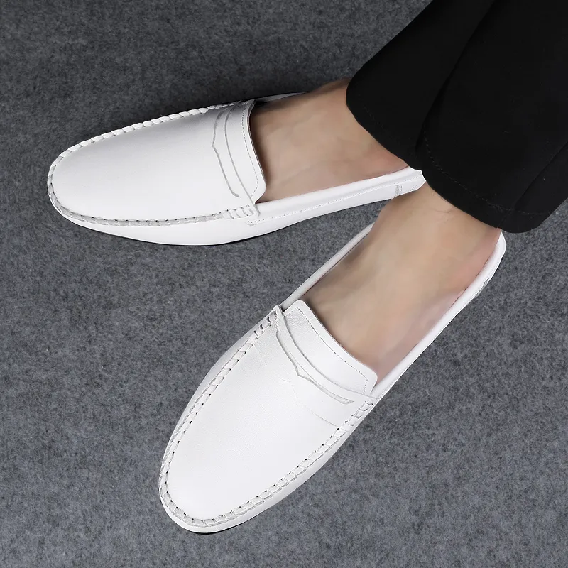 BAGE Gommino Loafers Unisex Brown-2