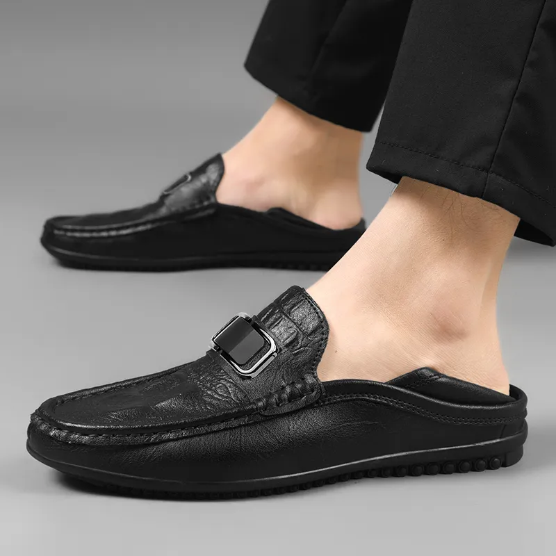 BAGE Gommino Loafers Unisex Blue-15