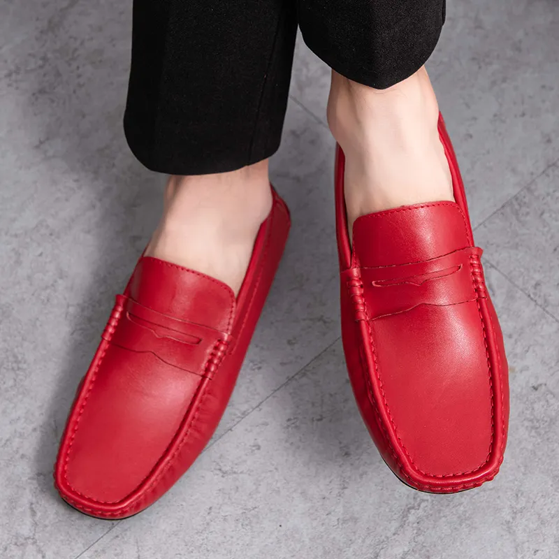 BAGE Gommino Loafers Unisex Black-4