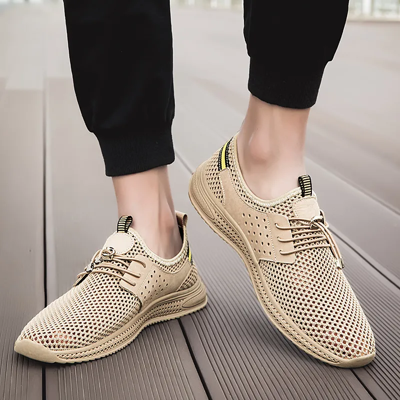 BAGE Breathable And Lightweight Low Top Casual Shoes Men's-2