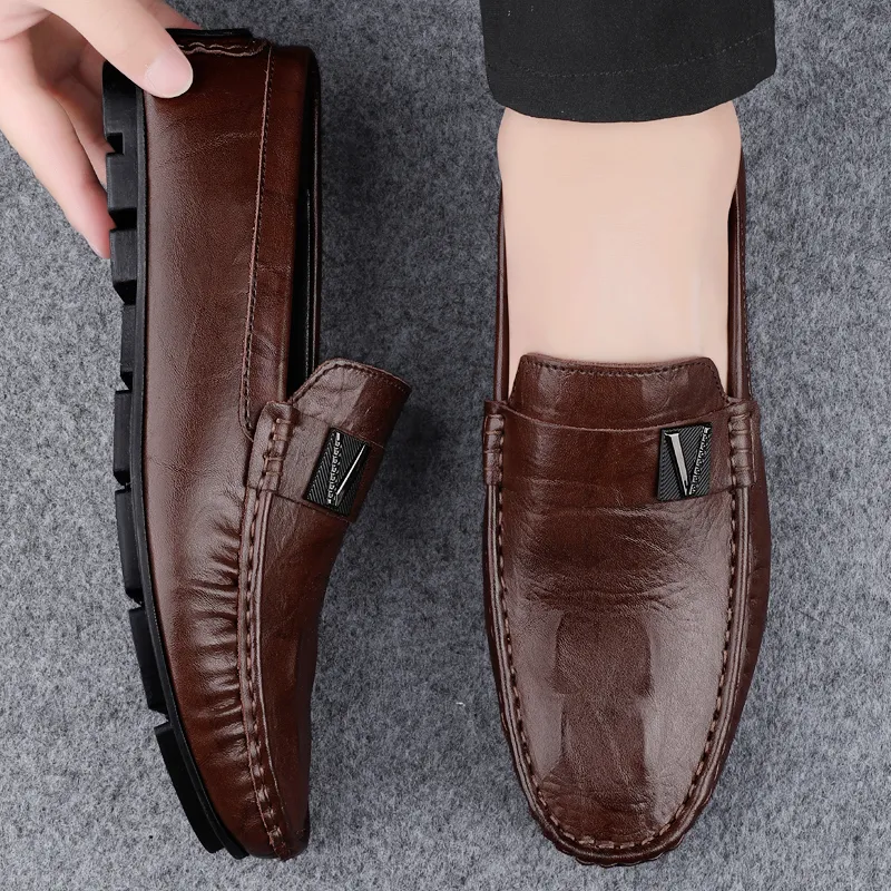 BAGE Gommino Loafers Men-8