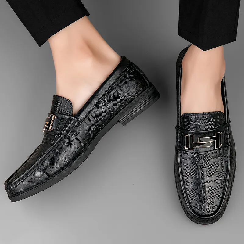 BAGE Men's Casual Shoes Unisex Black-5