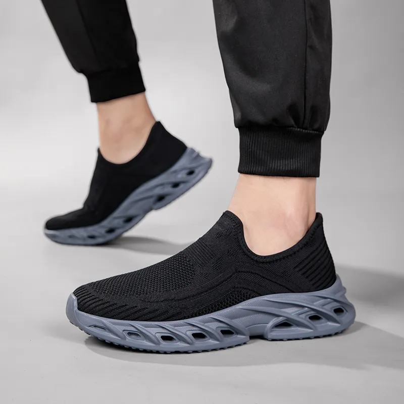 BAGE Non slip Lightweight Low Top Casual Shoes Unisex-10