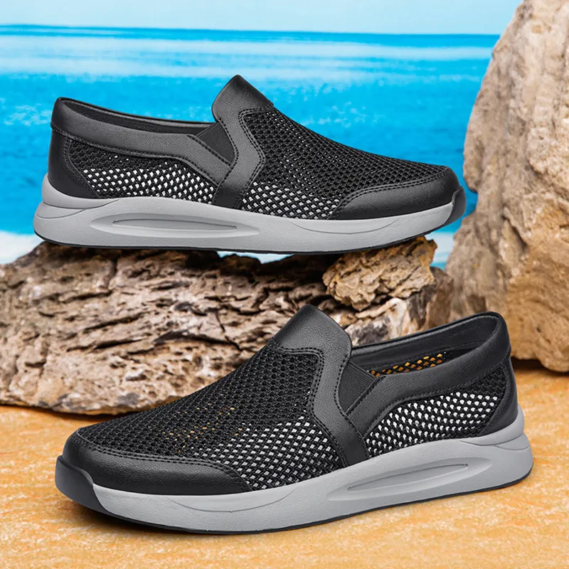 BAGE Non slip Lightweight Low Top Casual Shoes Men's-15