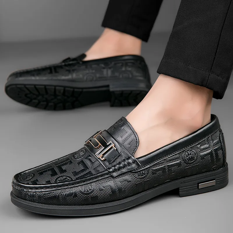 BAGE Men's Casual Shoes Unisex Black-7