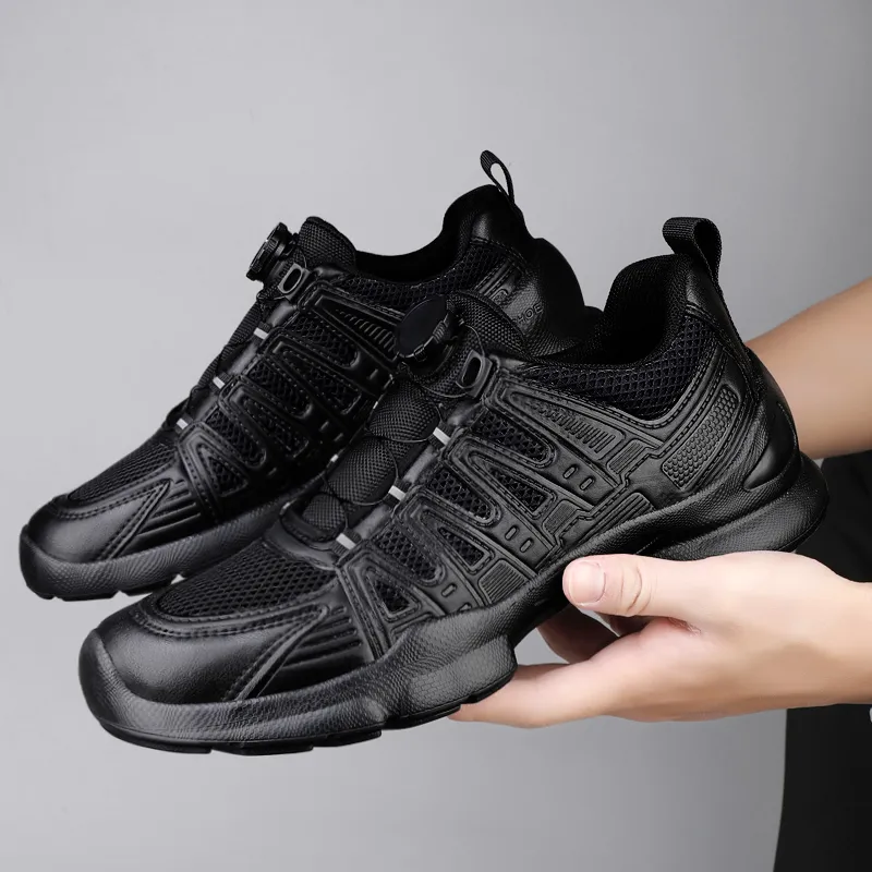 BAGE Abrasion Resistant Height Increasing Low Top Casual Shoes Unisex-7