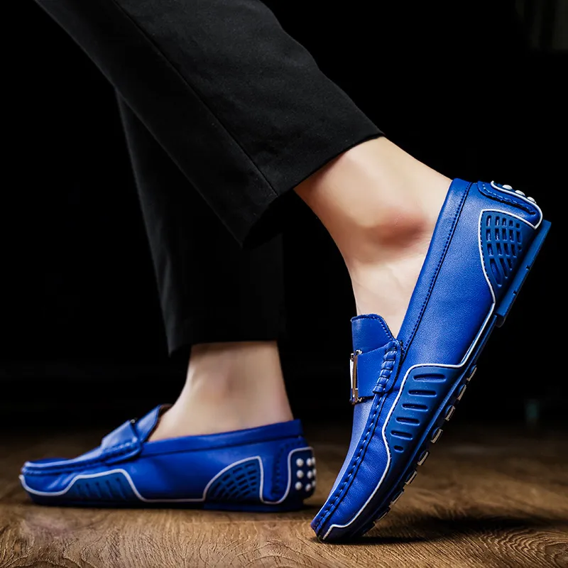 BAGE Gommino Loafers Men-11
