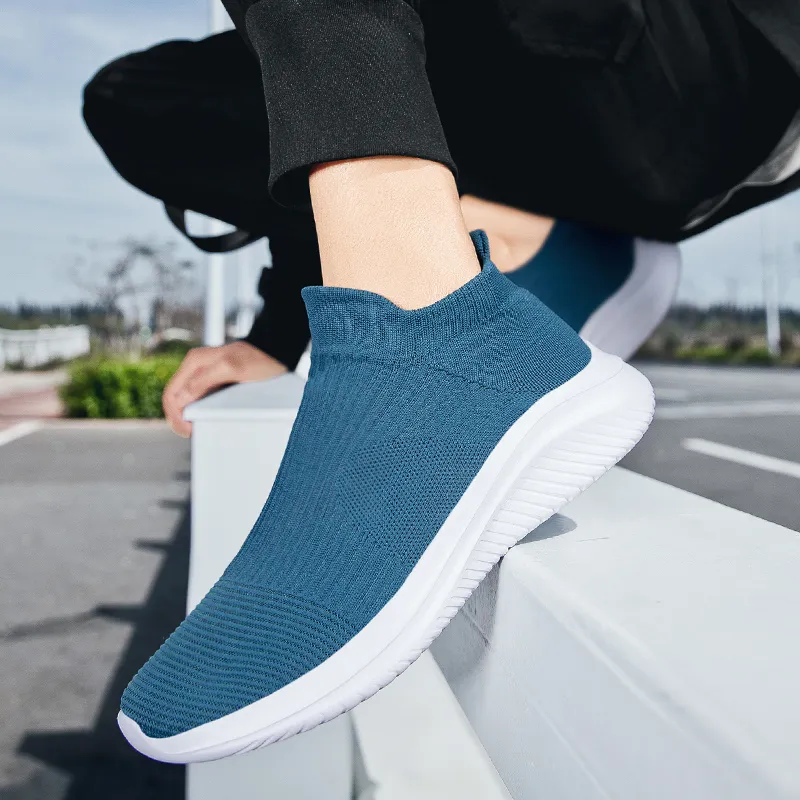 BAGE Non slip Lightweight Mid Top Casual Shoes Unisex-9